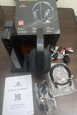 Artiste D1 2.4G Digital Hi-Fi Wireless Headphones with Charging Dock  Cables