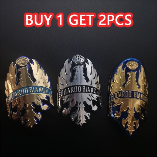 2 Stück Bianchi Metall Fahrrad Kopf Abzeichen BMX Aufkleber Fahrrad Aufkleber Decal für Fahrrad - Bild 2 von 19