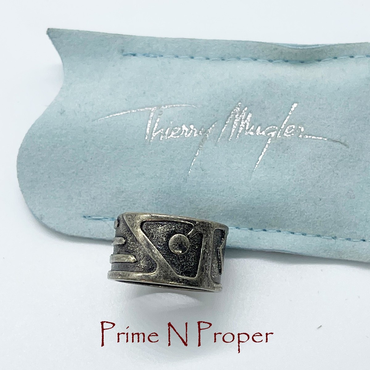 RARE..VINTAGE Thierry Mugler Ring with head | eBay