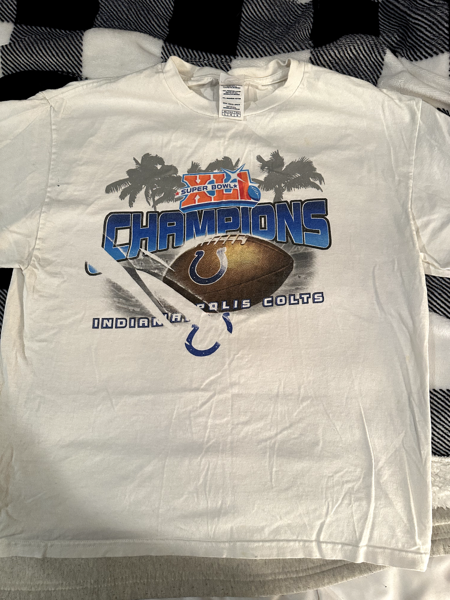 Vintage Indianapolis Colts Super Bowl XLI Champions T-Shirt | eBay