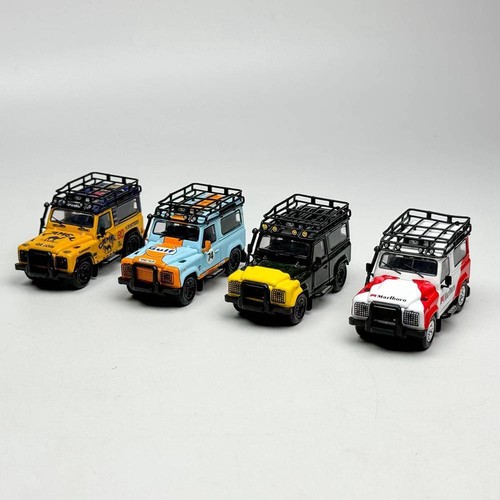 1:64 Master Land Rover Defender 90 Diecast Toys Car Models Gift With Accessories - Picture 10 of 16