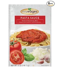 Mrs. Wages Pasta Sauce Canning Mix Easy-To-Use Simple Homemade Pasta Sauce