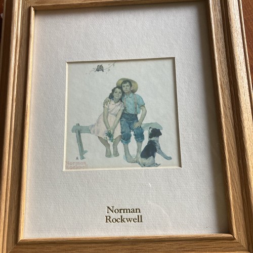 Lot Of Three (3) Norman Rockwell's Classic Artwork Pieces Beautifully Framed - Picture 9 of 12