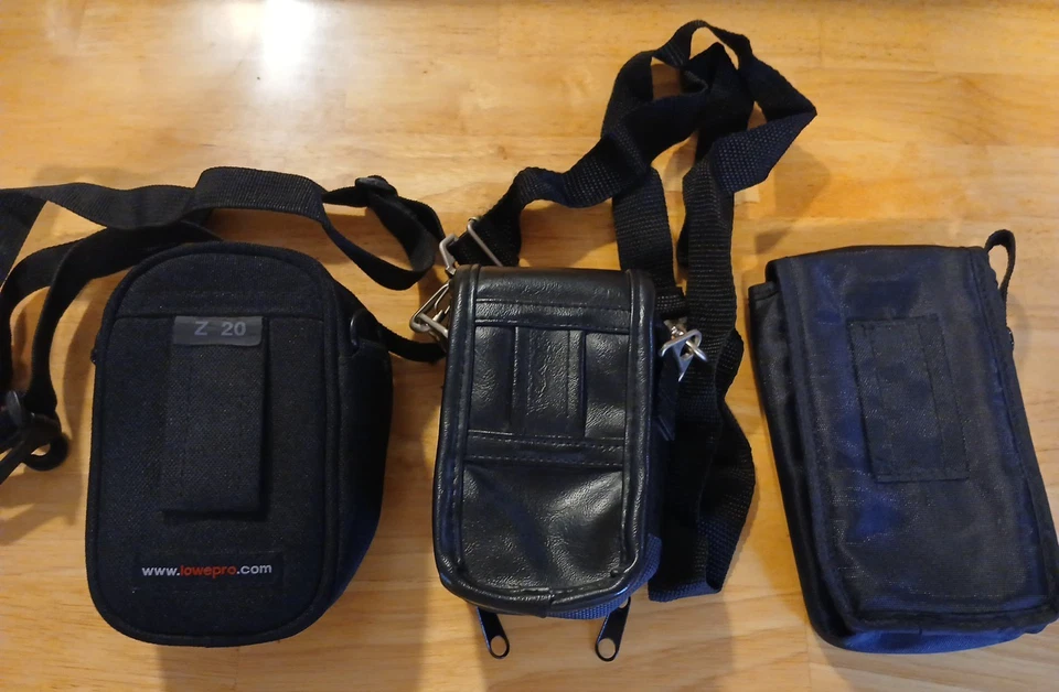 Camera Cases Bags Kodak Lowepro Z20 Digital Concepts Carry Zippers Straps Vtg - Image 2 of 4