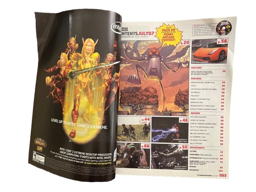 PC Gamer #163 July 2007 Video Game Magazine Penny Arcade Adventures N Demo Disc - Picture 2 of 4