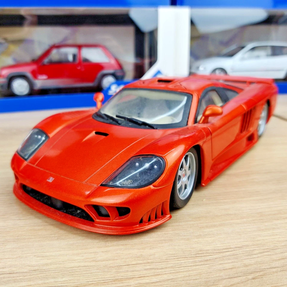 AUTO HOT WHEELS SALEEN S7 ARANCIONE 1:18 IN LOOSE 2001 MATTEL - Immagine 2 di 4