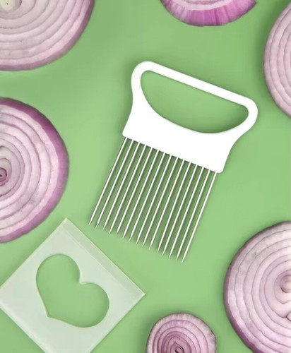 Effortlessly Slice Onions with this 1pc Colorful Onion Slicer Kitchen stainless - Picture 4 of 6