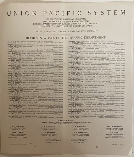 UNION PACIFIC RR SYSTEM~THE OVERLAND TRAIL 1931 LIBRO DETTAGLIATO RILEGATO SU CARTA con MAPPA - Foto 20 di 21