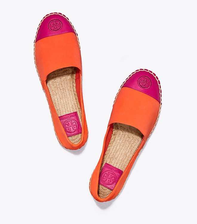 Nuevo en caja zapatos de Tory Burch En Colors Vivos Vivos Vivos Alpargatas Dulce Tangerine Bright Azalea 8 M d07693 Nuevo en caja zapatos de Tory Burch En Colors Vivos Vivos Vivos Alpargatas Dulce Tangerine Bright Azalea 8 M d07693