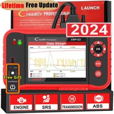 New LAUNCH X431 CRP123 Elite OBD2 Diagnostic Scanner AT Engine Fault Code Reader