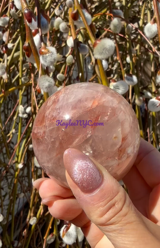 Großhandelsposten 5 Stck. Natürliche Hämatoide Feuerquarz Kugel Kristall Heilenergie - Video 1 von 1