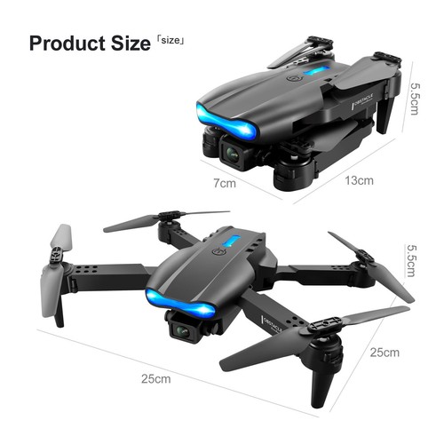 Drones profesionales E99 Pro 4k 2,4 GHz Wifi 3D Cámara Mini Drone RC Drone Plegable - Imagen 2 de 7
