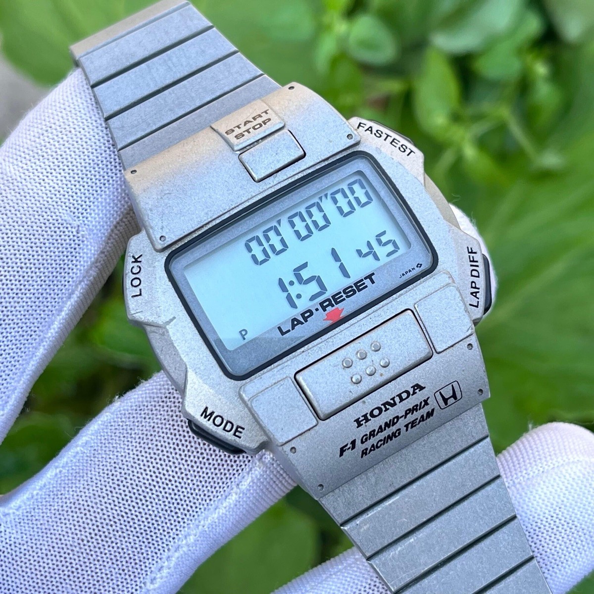 Vintage Seiko Honda F-1 Grand Prix Racing Team Digital Japan Vintage Seiko Honda F-1 Grand Prix Racing Team Digital Japan
