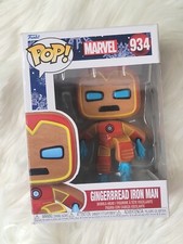 Funko Pop! Figura Vinilo Marvel: Gingerbread Iron Man