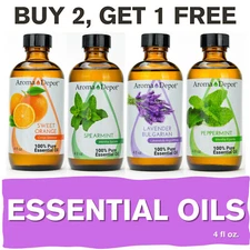 Essential Oil 4 oz. Therapeutic Grade 100% Pure Natural Undiluted Aceite Esencia