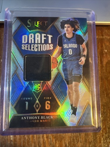 Anthony Black 2023-24 Panini Select Draft Selections Silver Prizm Jersey #AB