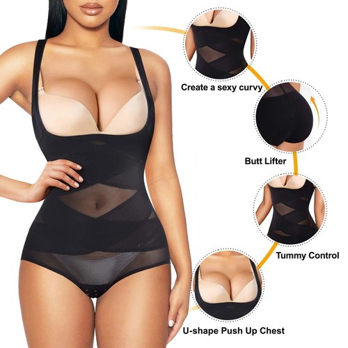Fajas Body Shaper Reductoras Levanta Cola Post Cirugía Control Abdomen Prendas moldeadoras - Imagen 6 de 14