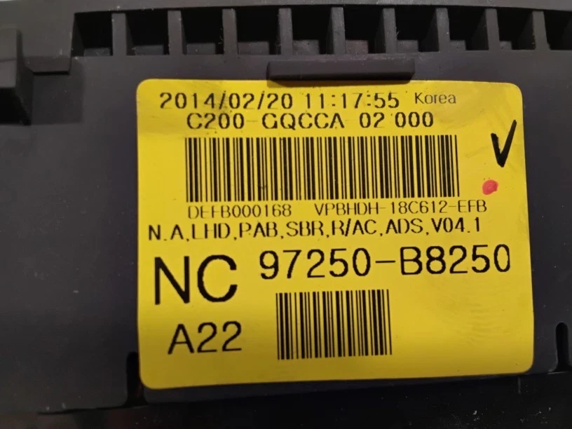 Hyundai Santa Fe 2014 calefacción unidad de control de temperatura de aire acondicionado fabricante de equipos originales Foto 4 de 4