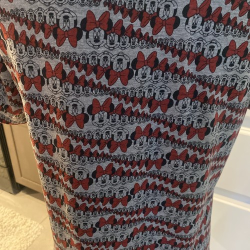 LuLaRoe LLR Classic T Disney Minnie Mouse Tee Shirt Size M Gray - Picture 4 of 10