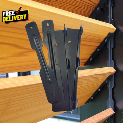 Deck Sunblind System 11060 Louvers Bracket Shutter Hardware Kit up to 11 Bo...