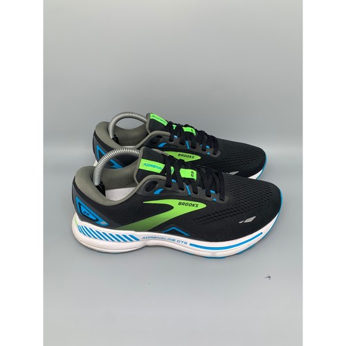 Zapatos para correr Brooks Adrenaline GTS 23 negros azules 1103912E006 para hombre talla 8 ancho 2E - Imagen 1 de 10