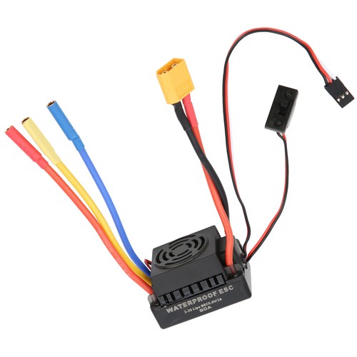 (XT60)60A Waterproof Brushless ESC Electric Speed Controller For SCX10 1/10 SS