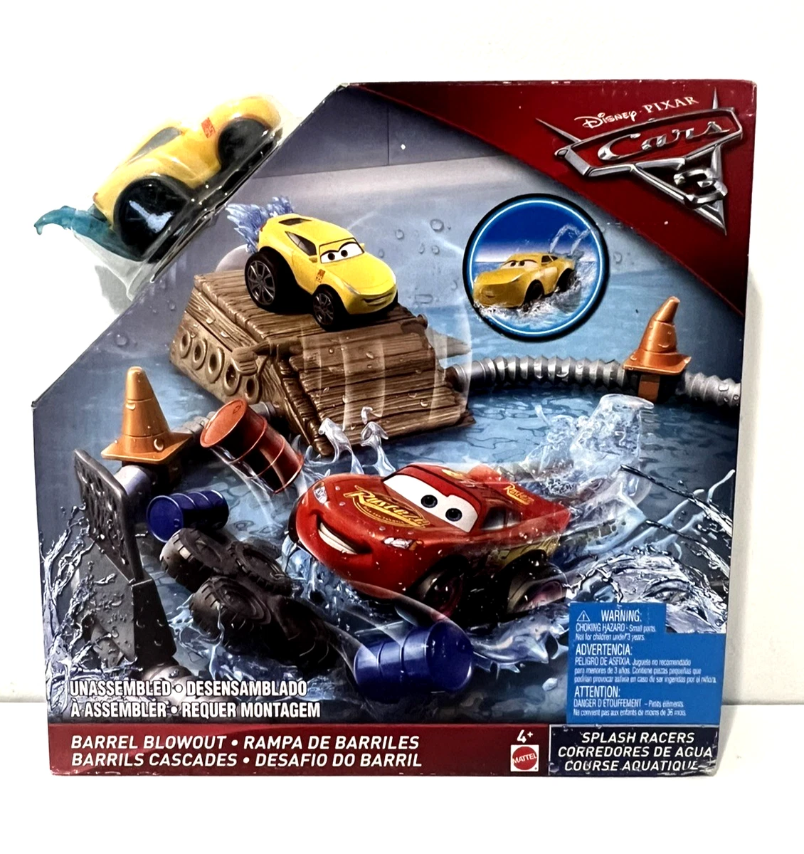 Mattel Disney Pixar Cars Plastic Diecast Vehicle Play Sets for