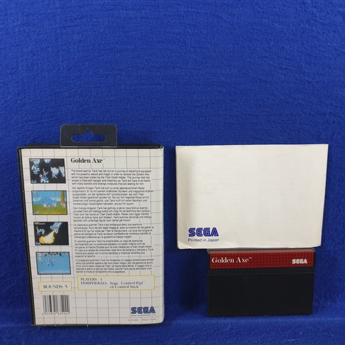 Master System GOLDEN AXE *x Boxed & Complete Sega PAL Version REGION FREE - Picture 2 of 7