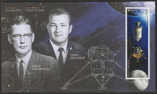 Canada #3189a, APOLLO 11, Moon Landing, Official First Day Cover, FDC 2019