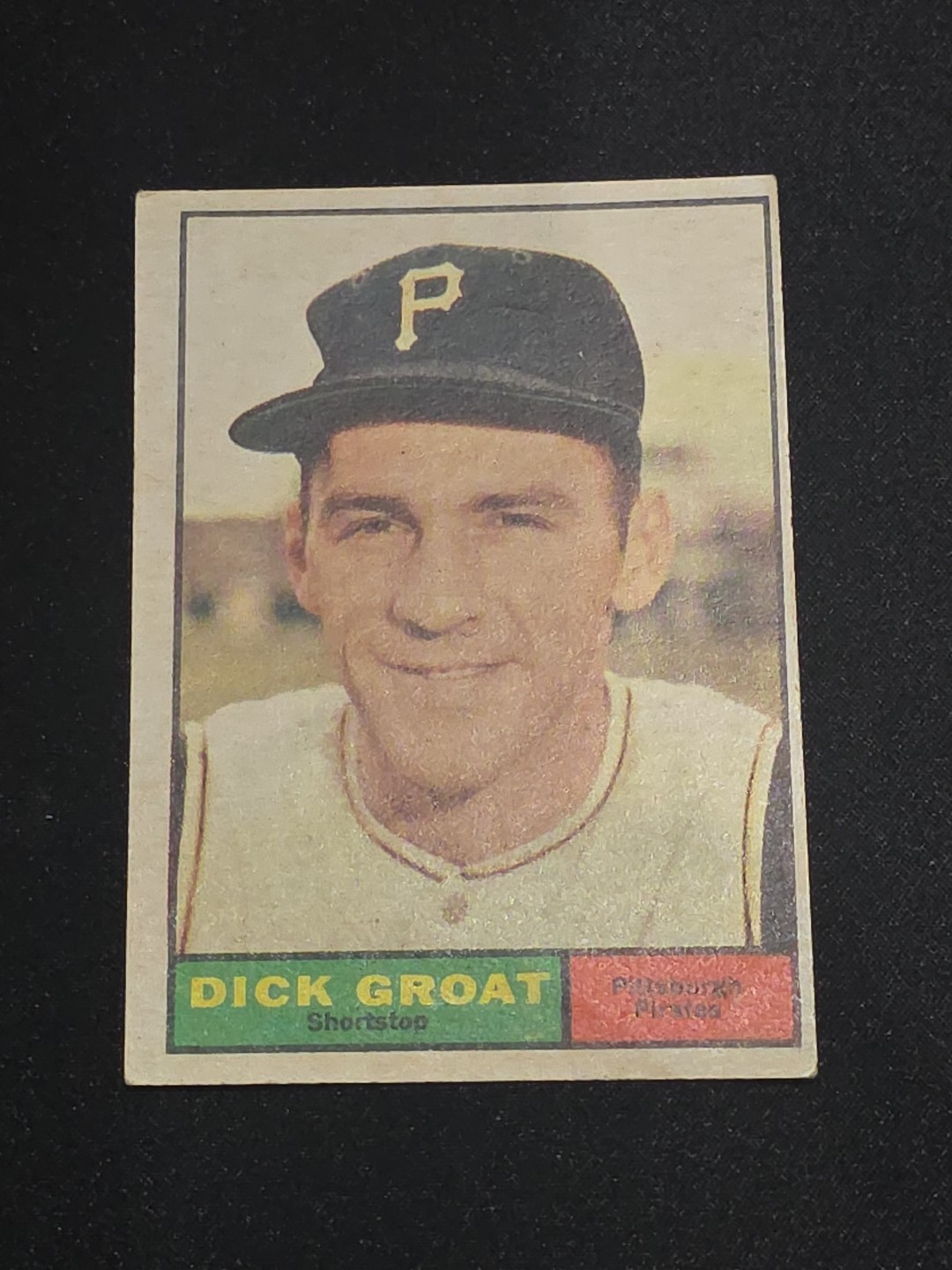 1961 Topps #  1 Dick Groat Pittsburgh Pirates
