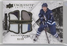 2015-16 Black Diamond Exquisite Rookies Quadruple Material /99 Nikolaj Ehlers RC