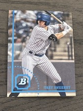 2022 Bowman Heritage Chrome Prospects Trey Sweeney #BHPC-130 Yankees