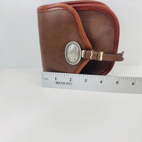 Brighton Vintage Brown Western Mini 5 inch Crossbody Convertible Belt Pouch READ - Picture 18 of 21