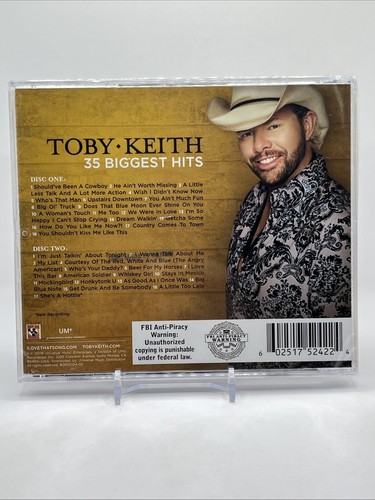 Toby Keith - 35 Biggest Hits (CD) Brand New Sealed - Imagen 2 de 3