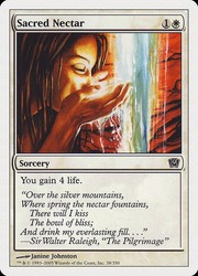 Sacred Nectar (38/359) - 9th Edition - Magic: The Gathering