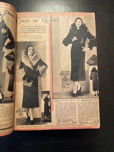 1932 Sears Roebuck & Co Catalog Kansas City + Inserts Excellent! - Imagen 8 de 19