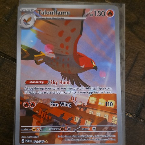 The Pokemon Company Pokemon TCG Talonflame 091/088 Prismatic Evolutions Holo
