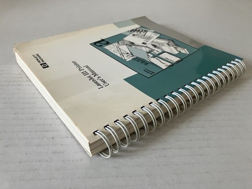 Hewlett Packard LaserJet III Printer User's Manual 1st Edition 1990 Spiral PB - Picture 4 of 10
