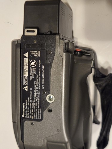 Panasonic Palmcorder PV-L580 Camcorder Bundle w/Bag, Charger, Manual Tested Work - Picture 10 of 17