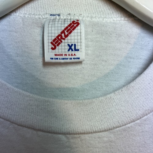 Vintage T-Shirt Volunteers For Israel weiß XL Jerzees Einzelnaht - Bild 3 von 6