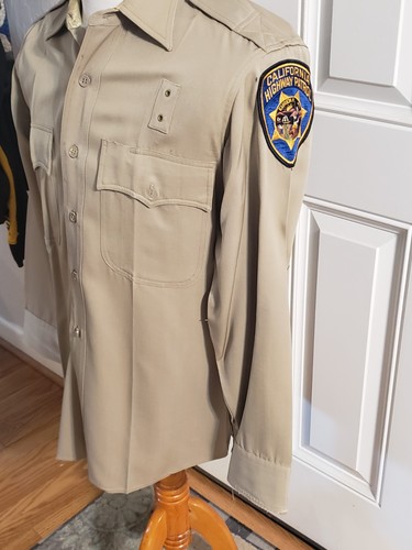 UNIFORME VINTAGE AÑOS 70 EUREKA CA CHP PARA DISFRAZ HALLOWEEN MANGA LARGA CON PANTALONES - Imagen 4 de 9