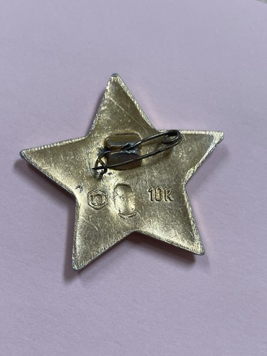 Pequeño Octobrista Original URSS Prendedor Soviético Rojo Cinco Puntas Estrella Insignia de Membresía - Imagen 3 de 3