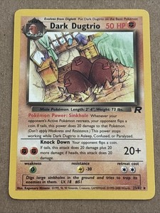 Dark Dugtrio 23/82 Team Rocket Regular Rare 2000 NM