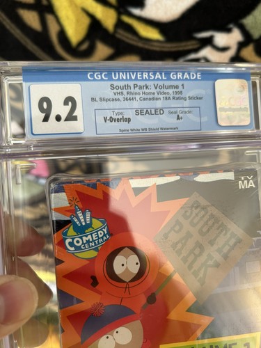 South Park Volume 1 VHS Sealed Graded CGC 9.2 - Bild 4 von 5
