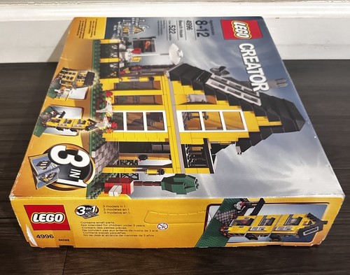 NIB LEGO Creator Beach House Set # 4996 3 in 1 Yellow House Black Roof Vintage - Picture 6 of 6
