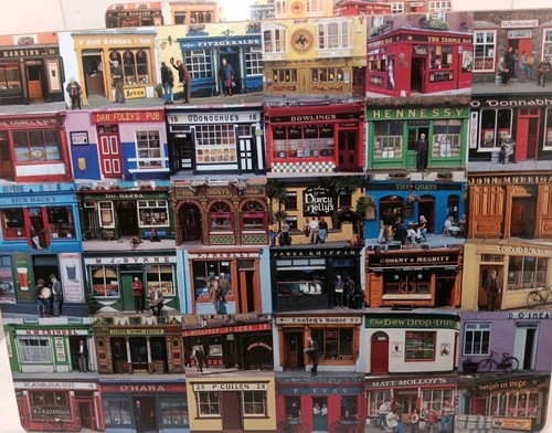 Pimpernel Irish Pubs Kork Tischsets 4er Set Freizeit Esszimmer Küche 11,5x8,5 - Bild 1 von 8