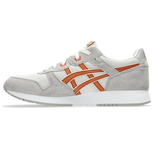 ASICS Men's Lyte Classic Sportstyle Shoe 9 Pale Oak/Rust Orange - Picture 4 of 9