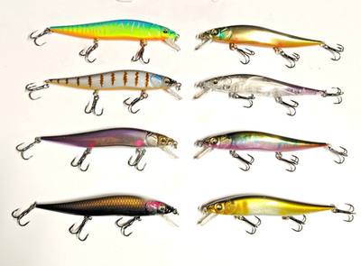HPF Blackline Series 4'' Jerkbait   100mm Floating Hard Bait   Bass Pike