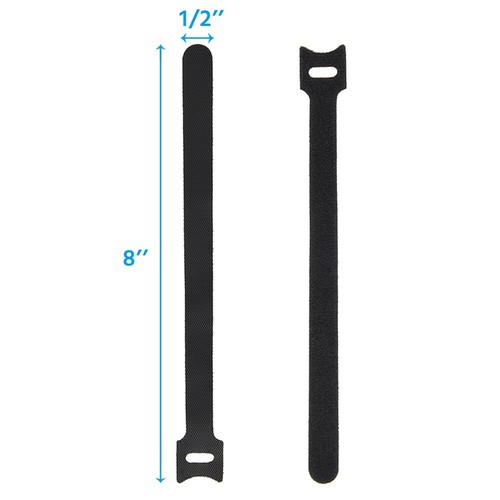 60 Piezas 8" Reutilizable Gancho Lazo Correas Cable Lazo Cable Envoltura Sujetador Multicolor - Imagen 4 de 5