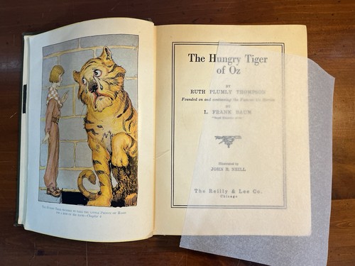 Der hungrige Tiger von Oz von L Frank Baum Erstdruck mit Platten 1926 Ruth P. Thompson - Bild 8 von 14